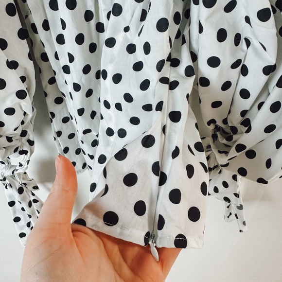 Caroline Constas “Nella” polka dot top - Picture 5 of 7